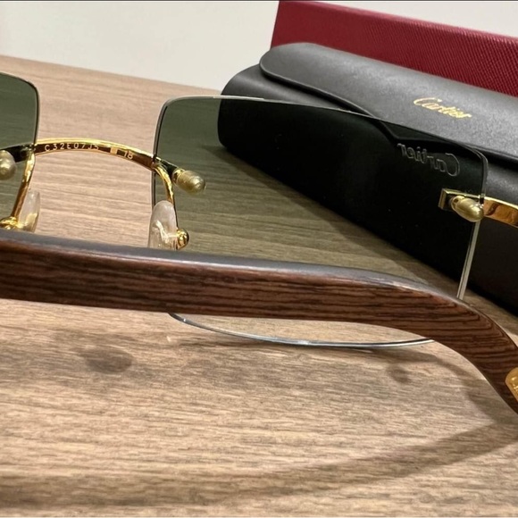 *SOLD* Cartier woods w custom lens - Picture 3 of 3